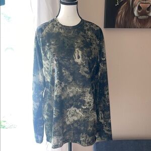 Under Armour Green and Black Patterned Shirt